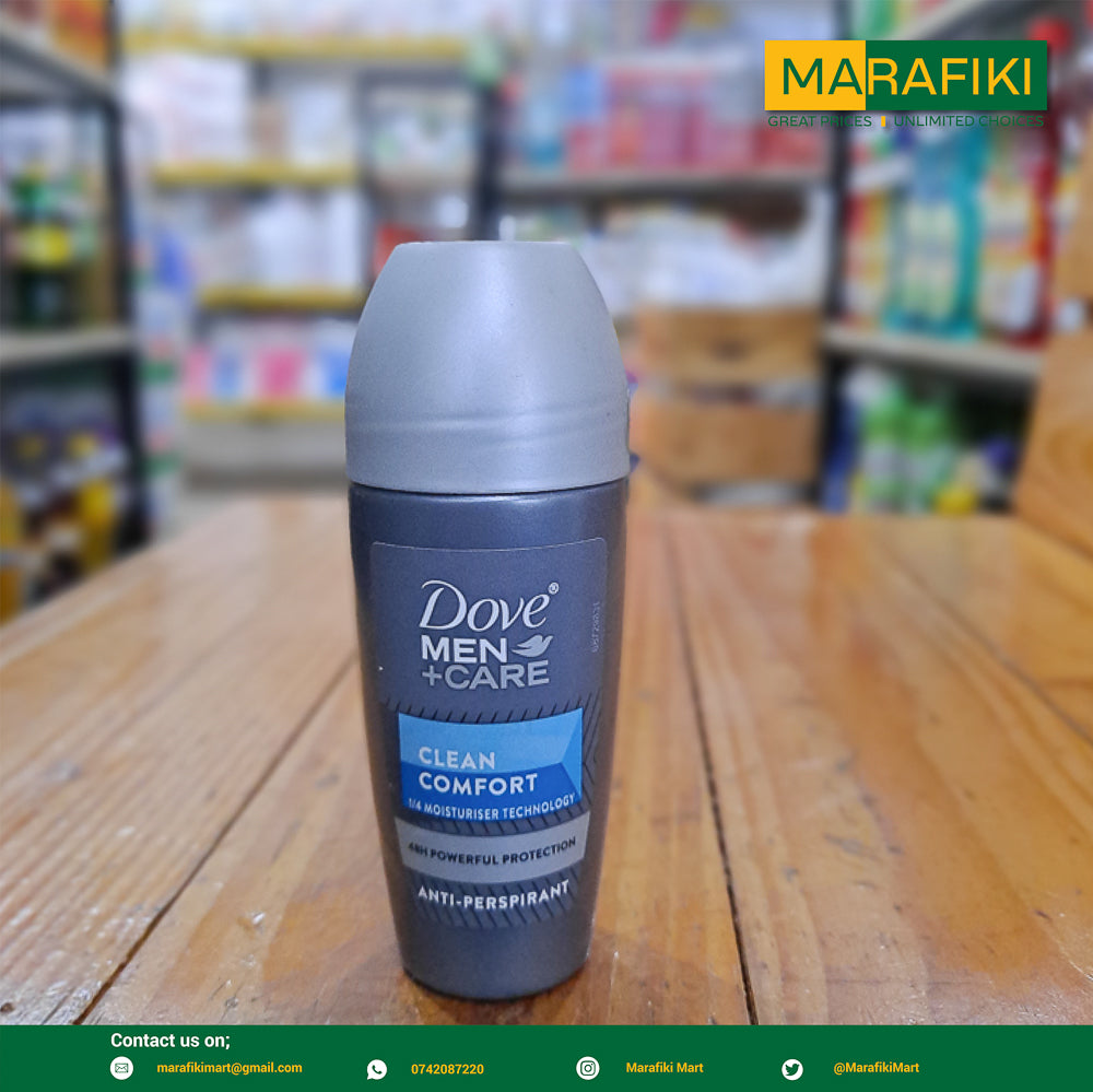 DOVE ROLL ON CLEAN COMFORT 50ML