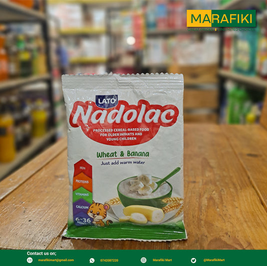 LATO NADOLAC WHEAT & BANANA 6-36 MONTHS 50G
