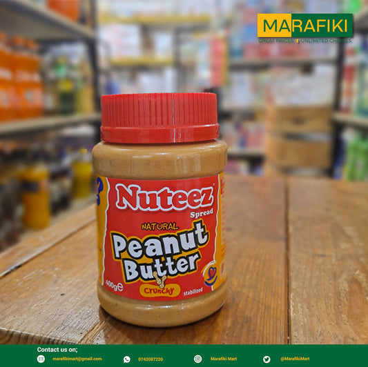 NUTEEZ PEANUTB CRUNCHY 400G