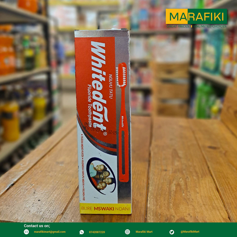 WHITEDENT FLUORIDE TOOTHPASTE 125G