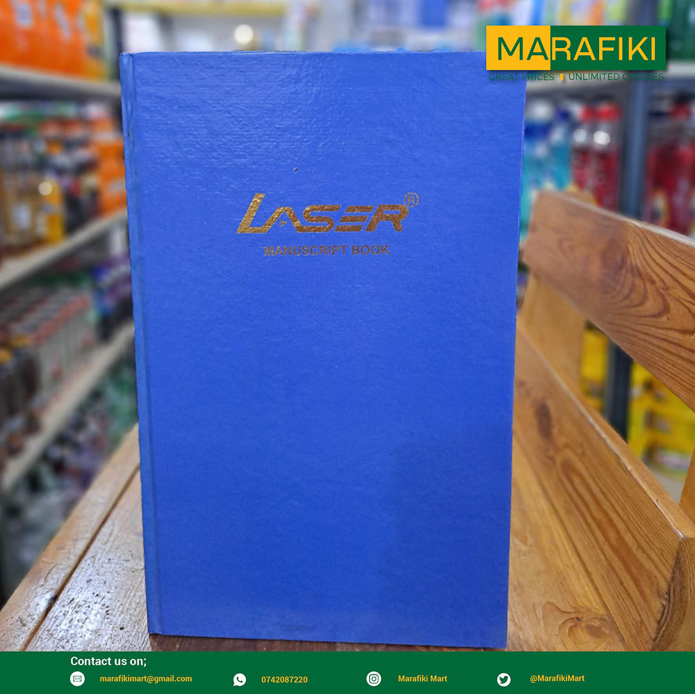 LASER BIG MANUSCRIPT  COUNTER BOOK 2Q