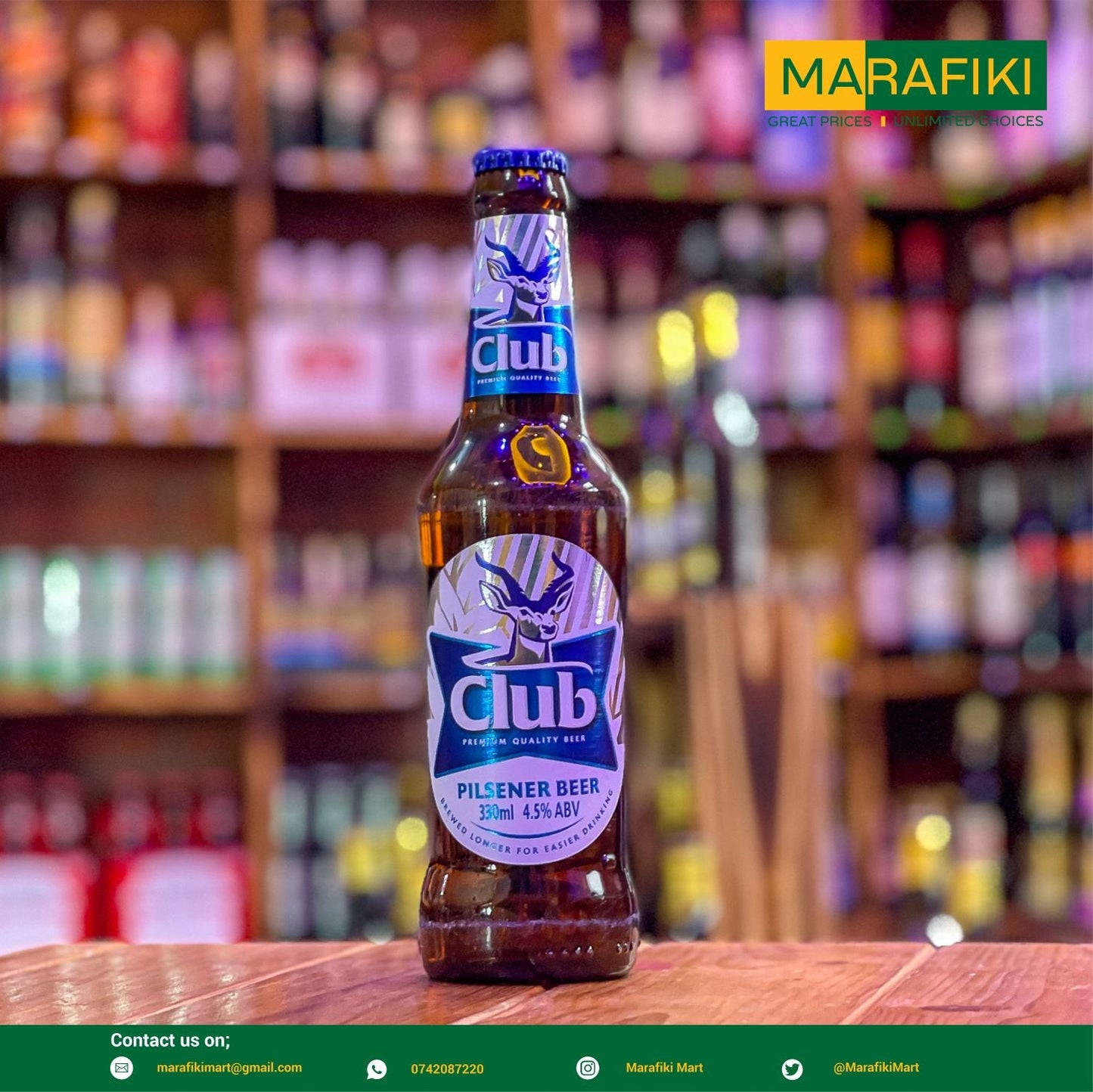 CLUB 330ML W A BOTTLE