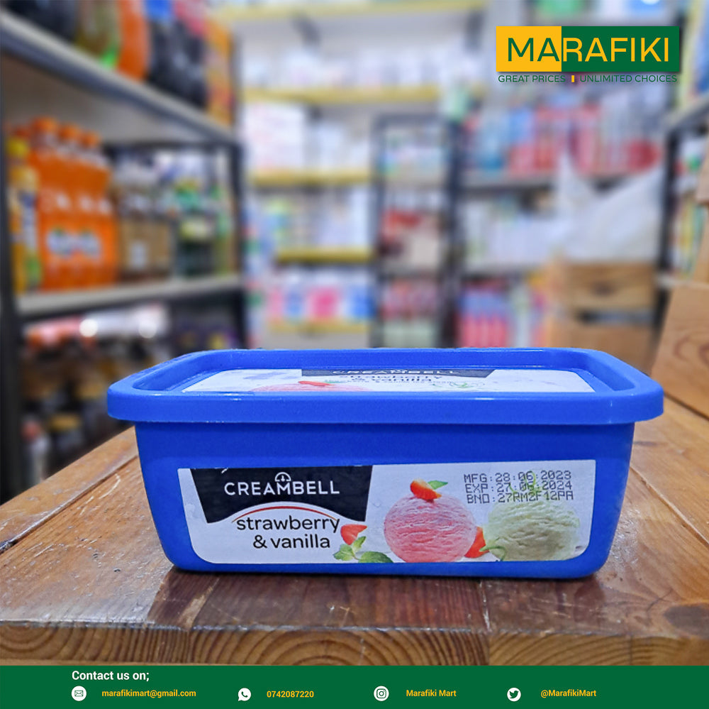 CREAMBELL STRAWBERRY & VANILLA 1L