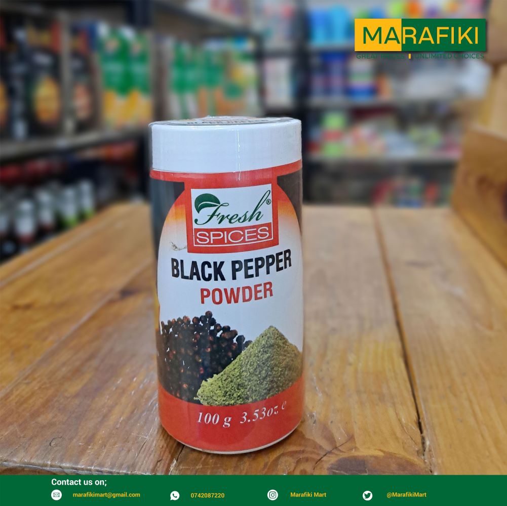 FRESH SPICES BLACK PEPPER 100G