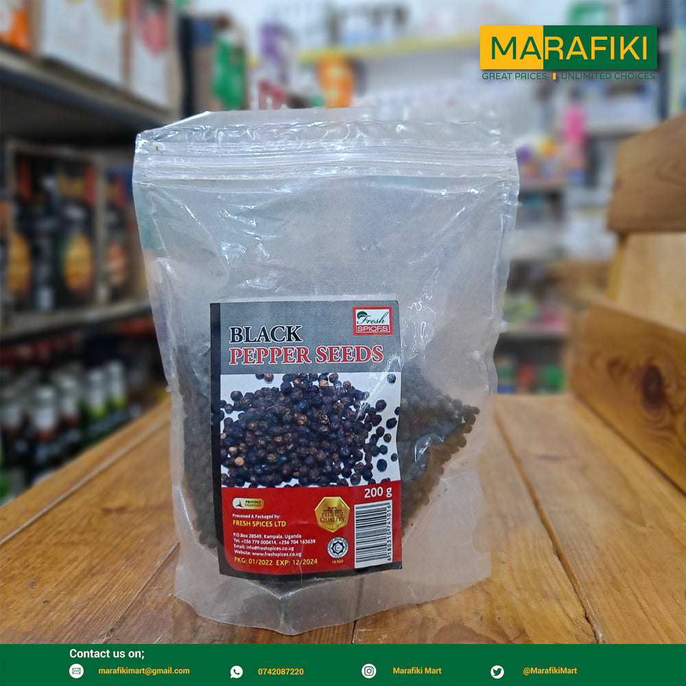 FRESH SPICES BLACK PEPPER SEEDS 200G