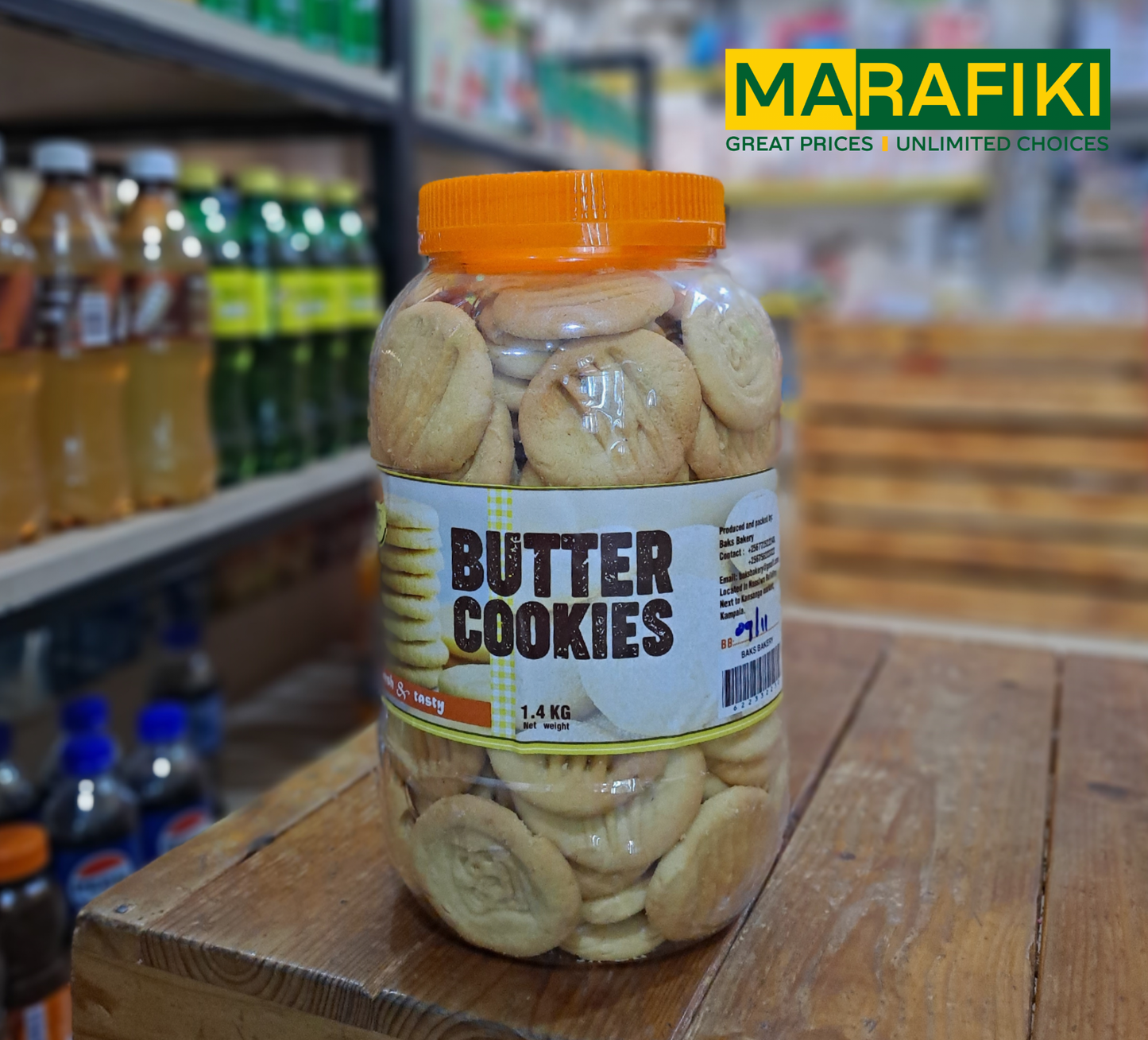 BAKS BAKERY COOKIES BIG SIZE TIN