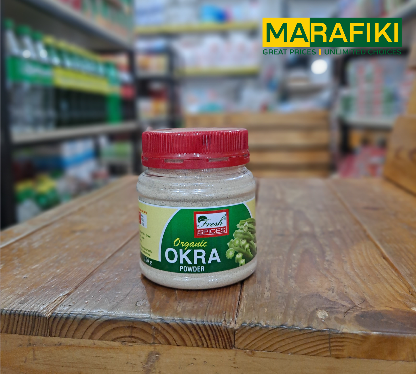 FRESH SPICES ORGANIC OKRA 100G