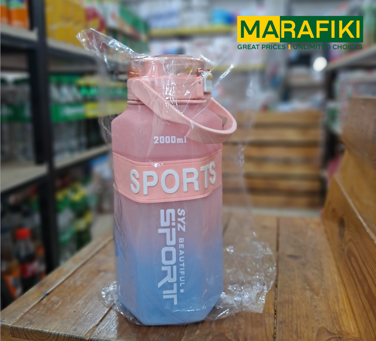 SYZ SPORTS BOTTLE 3 IN 1 2000ML