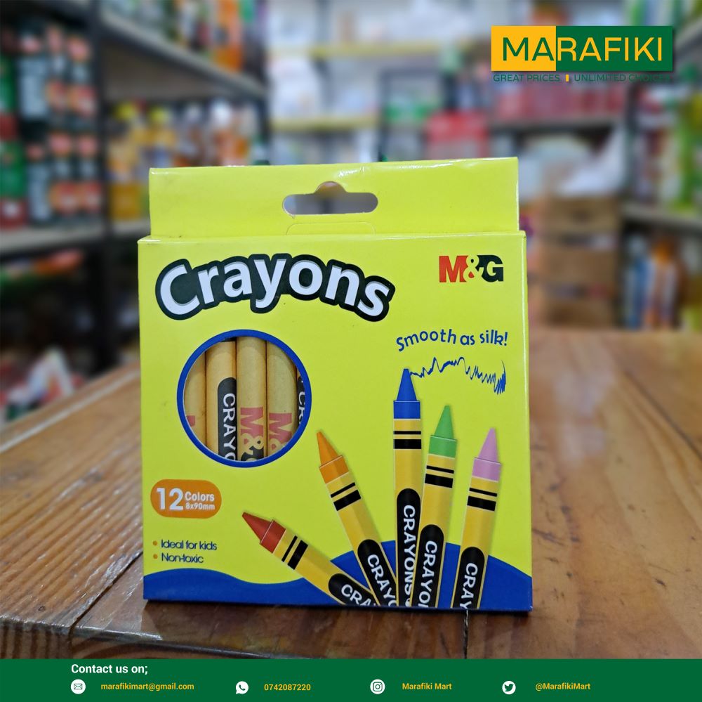 M&G CRAYONS SMALL 1PACK