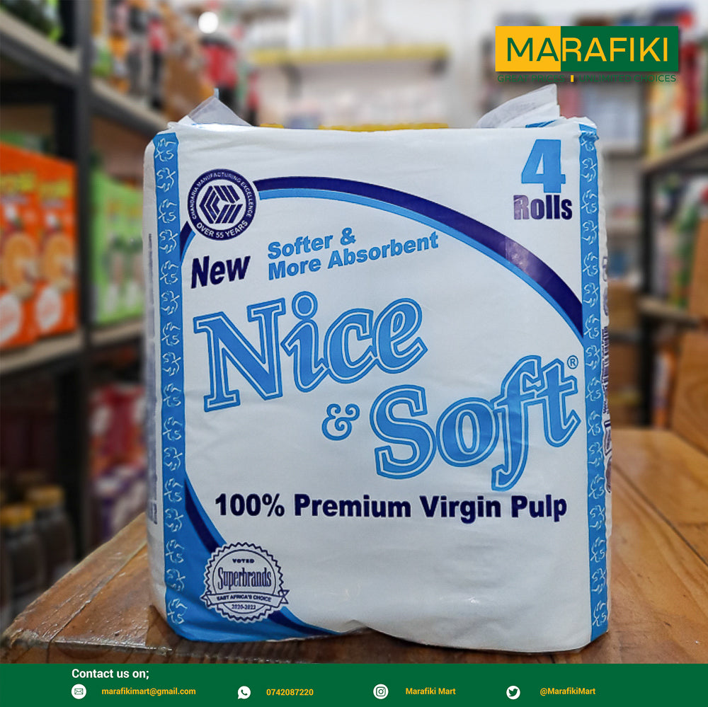 NICE & SOFT TISSUE 4 ROLL PACK