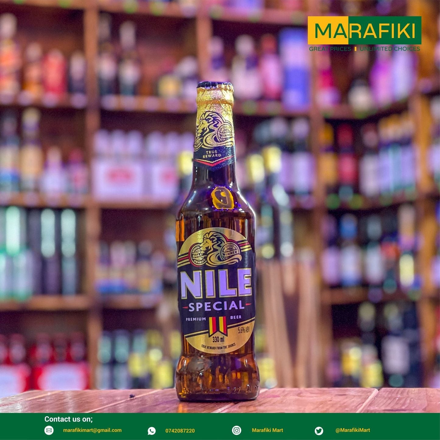 NILE SPECIAL 330ML W BOTTLE