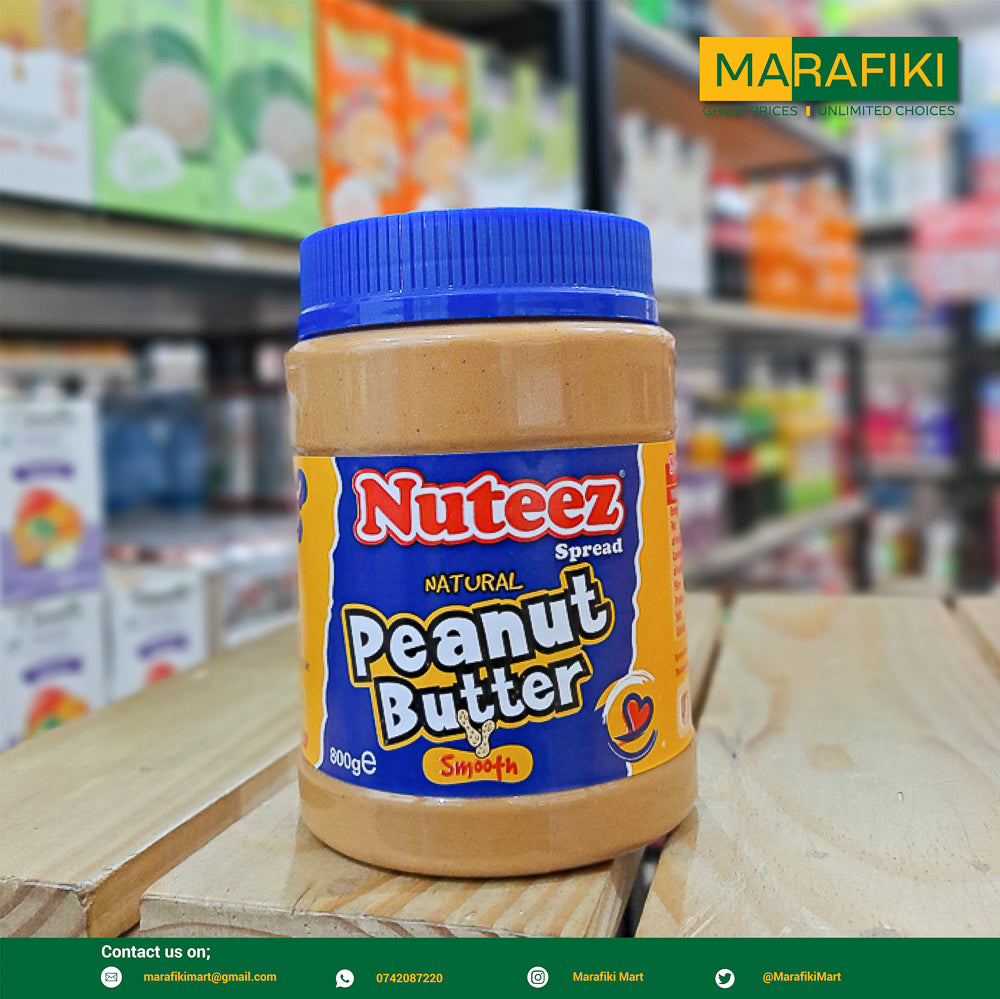 NUTEEZ PEANUTB SMOOTH 800G