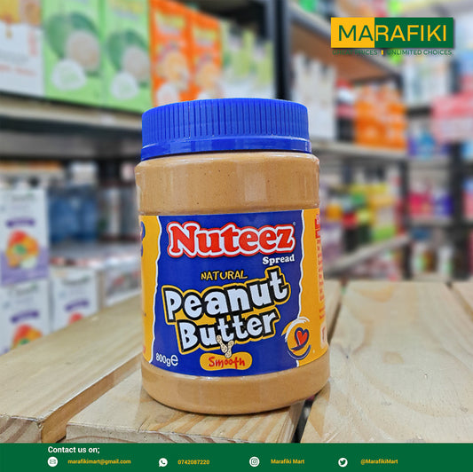 NUTEEZ PEANUTB SMOOTH 800G