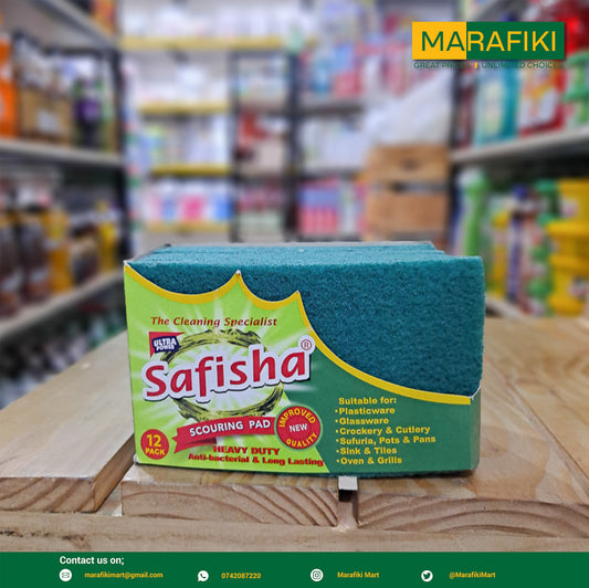 SAFISHA SCOURING PADS 12PCS