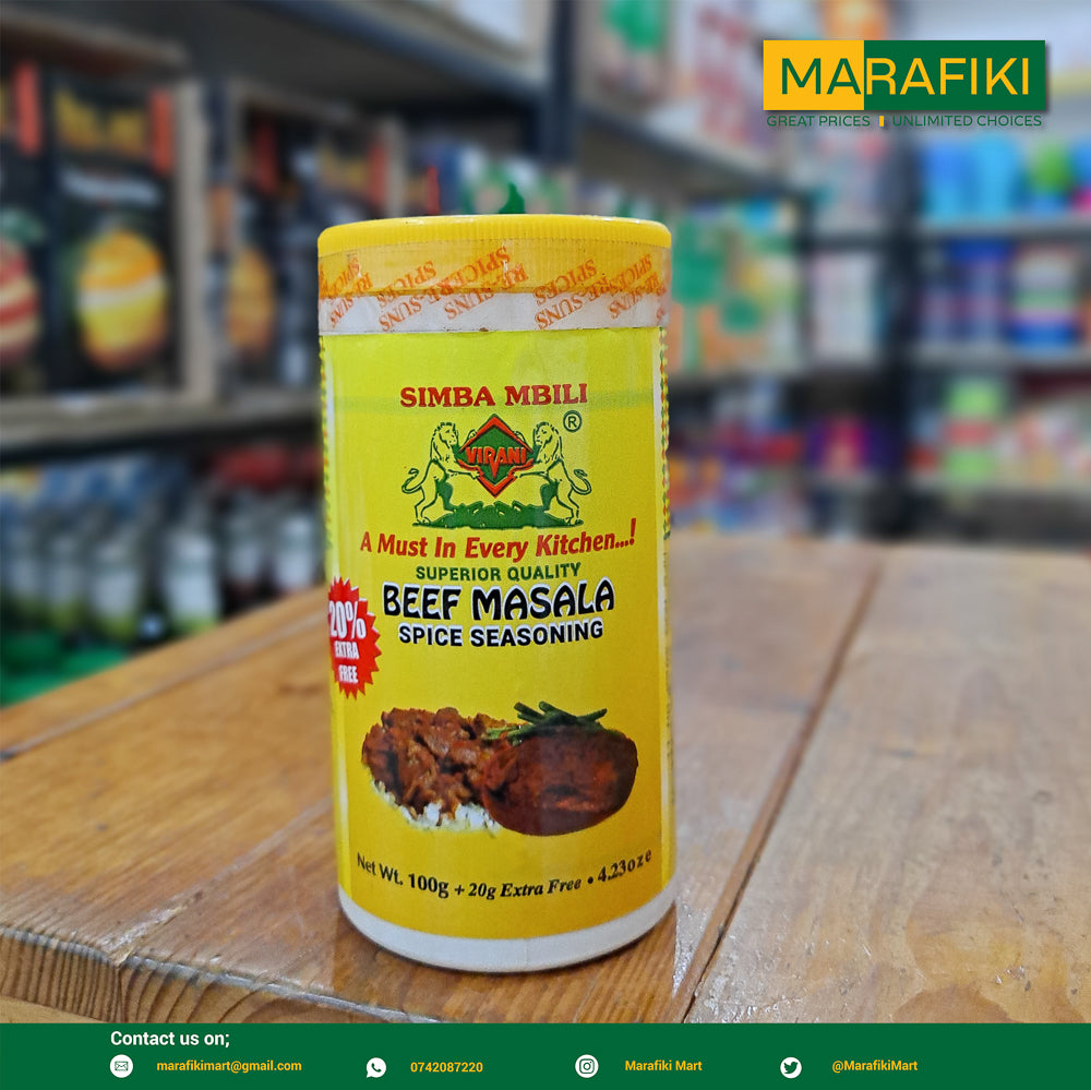 SIMBA MBILI BEEF MASALA 100G