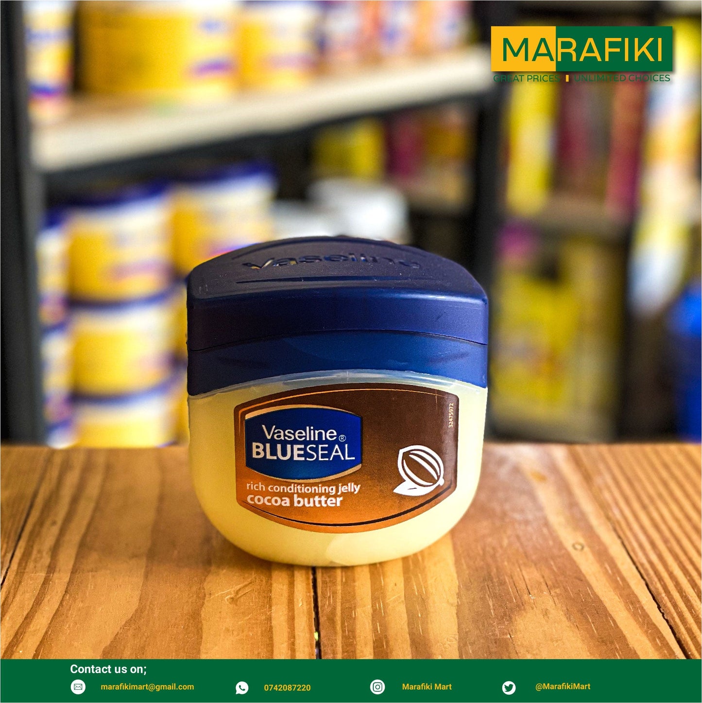 VASELINE JELLY COCOA BUTTER 95ML