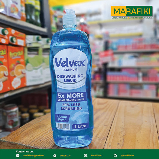 VELVEX DISH WASH LIQUID OCEAN 1L