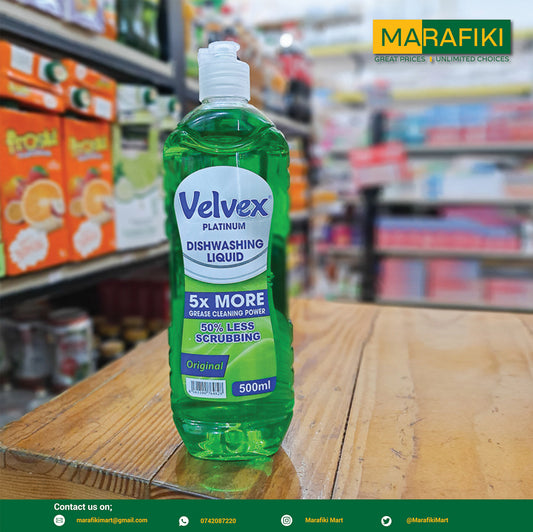 VELVEX DISH WASH LIQUID ORIGINAL 500ML