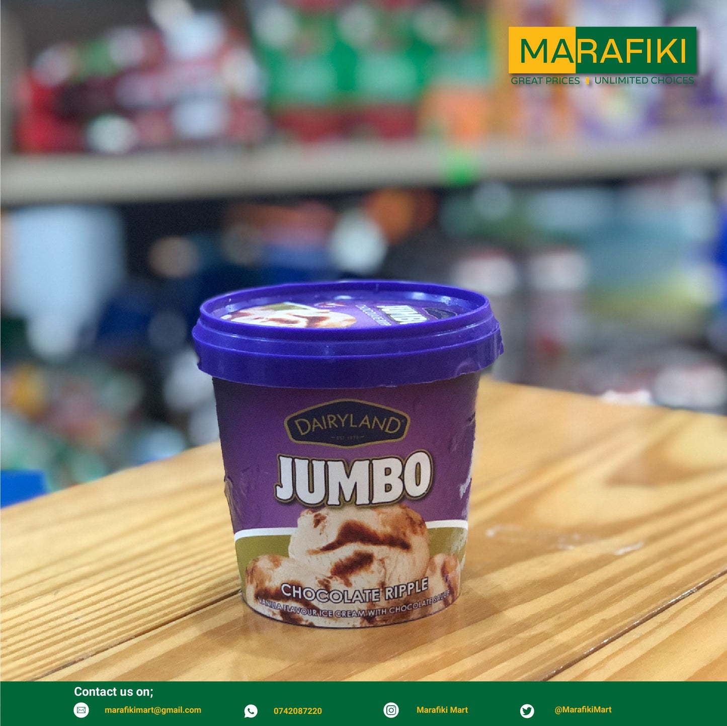 DAIRY LAND CHOCOLATE RIPPLE 175ML