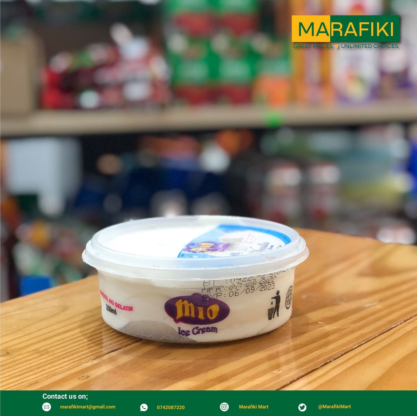 DAIRY LAND MIO VANILLA 250ML