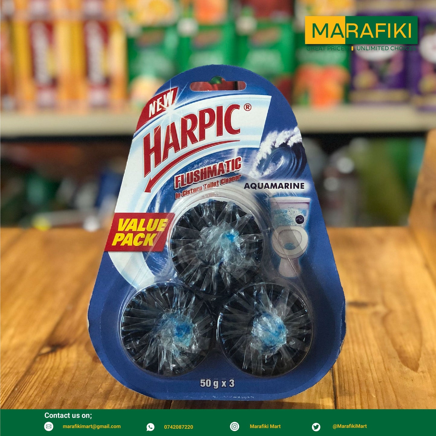 HARPIC BLOCKS 150GM AQUAMARINE