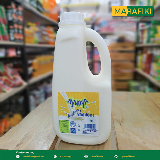 NYUNYA MANGO YOGHURT JERRYCAN 1LITRE