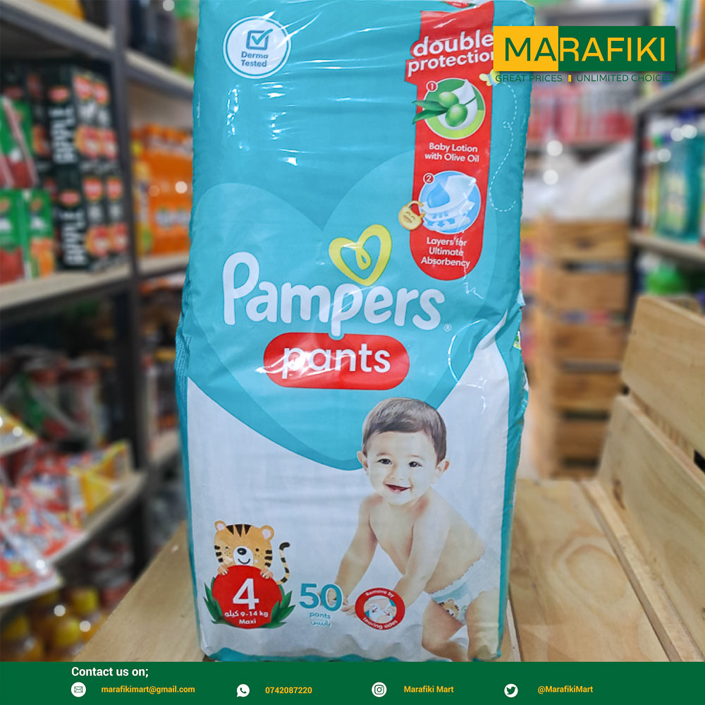 PAMPERS PANTS JUMBO 4 -50PCS