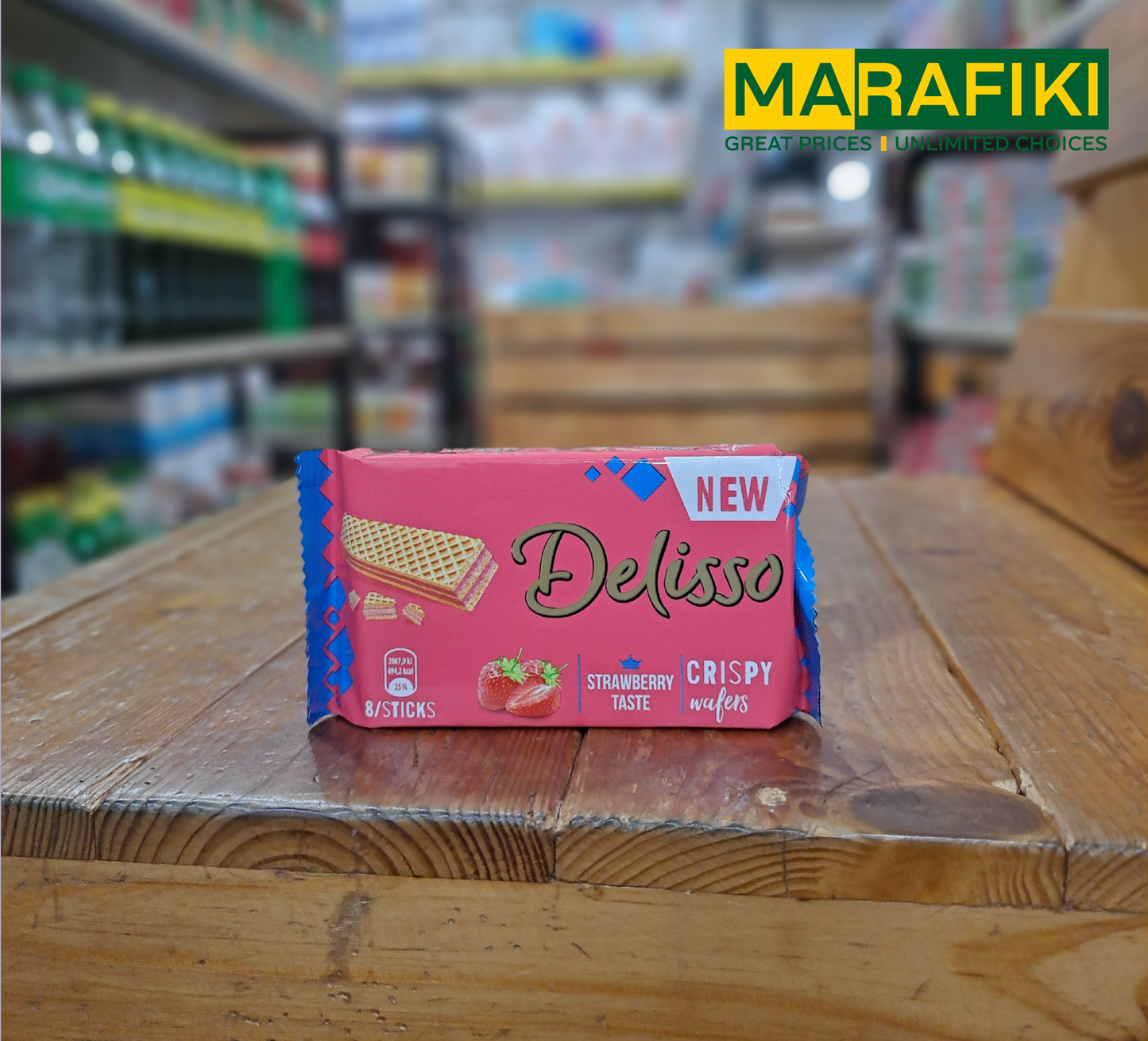 DELISSO WAFERS STRAWBEERY