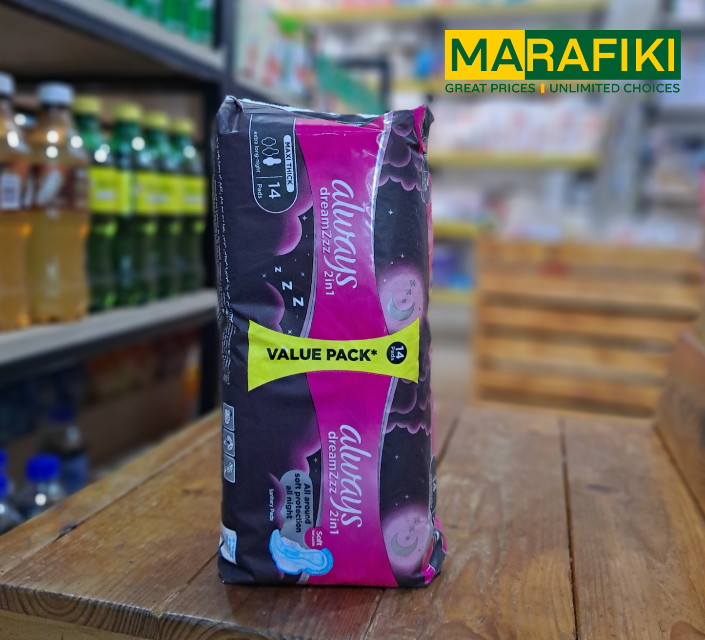 ALWAYS DREAMZ MAXI THICK 2IN1 14PCS