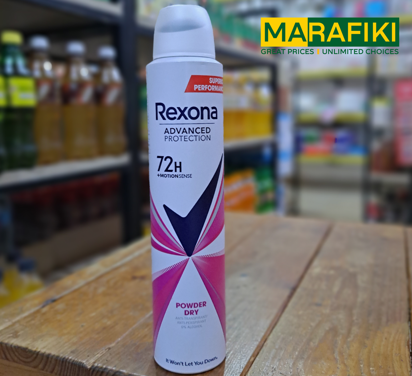 REXONA POWDER DRY BODY SPRAY 200ML