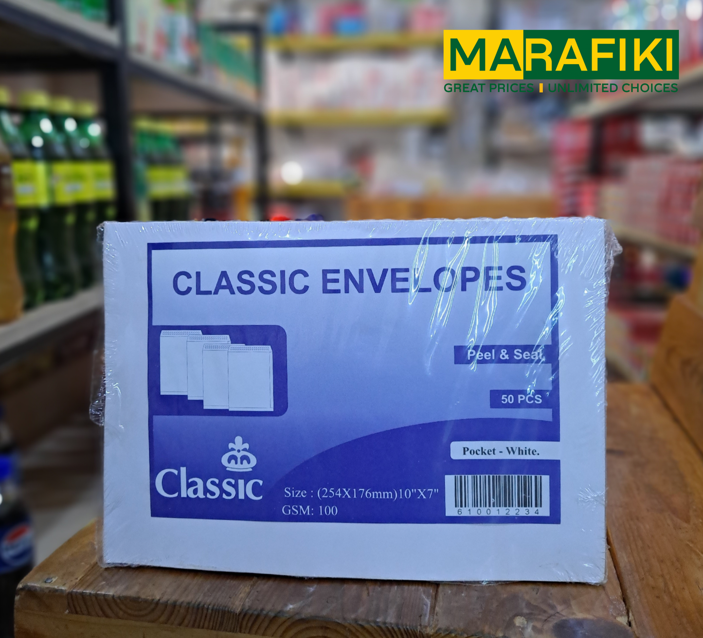 CLASSIC WHITE MEDIUM ENVELOPE