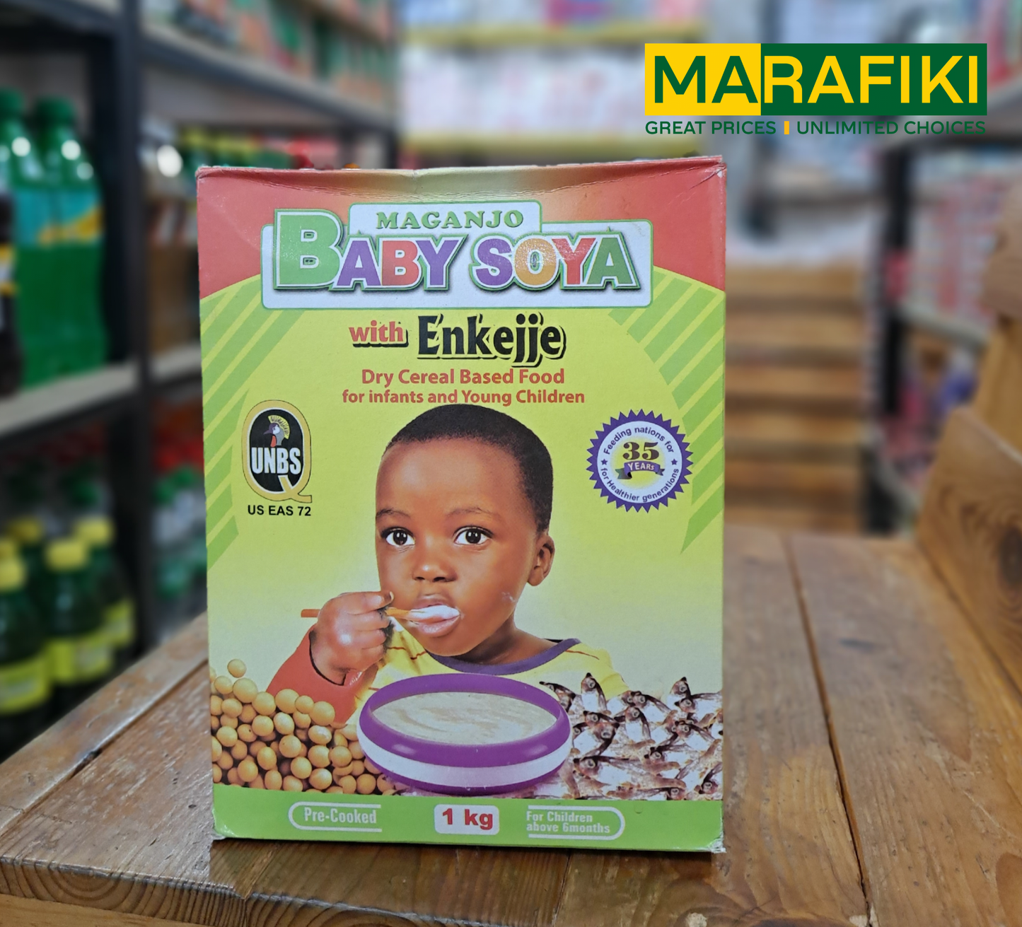 MAGANJO BABY SOYA WITH NKEJJE
