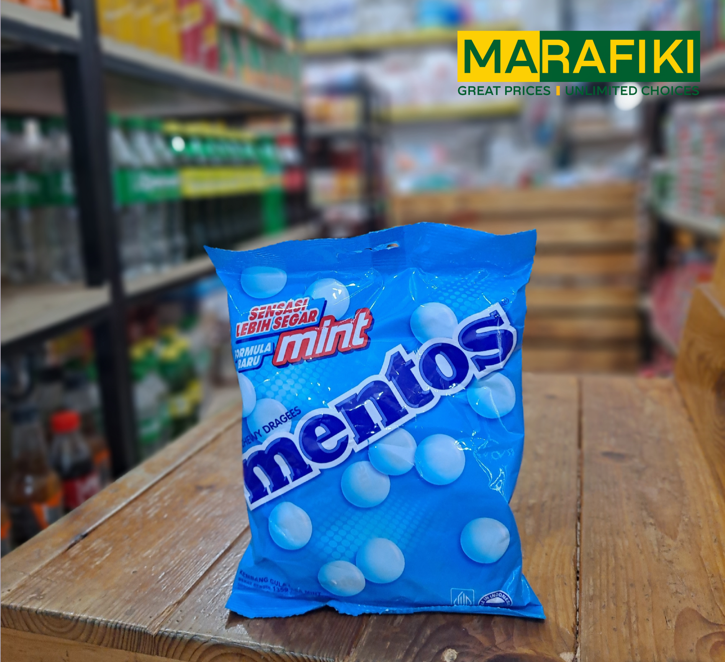 MENTOS MINT CHEWY DRAGEES PACK 135G