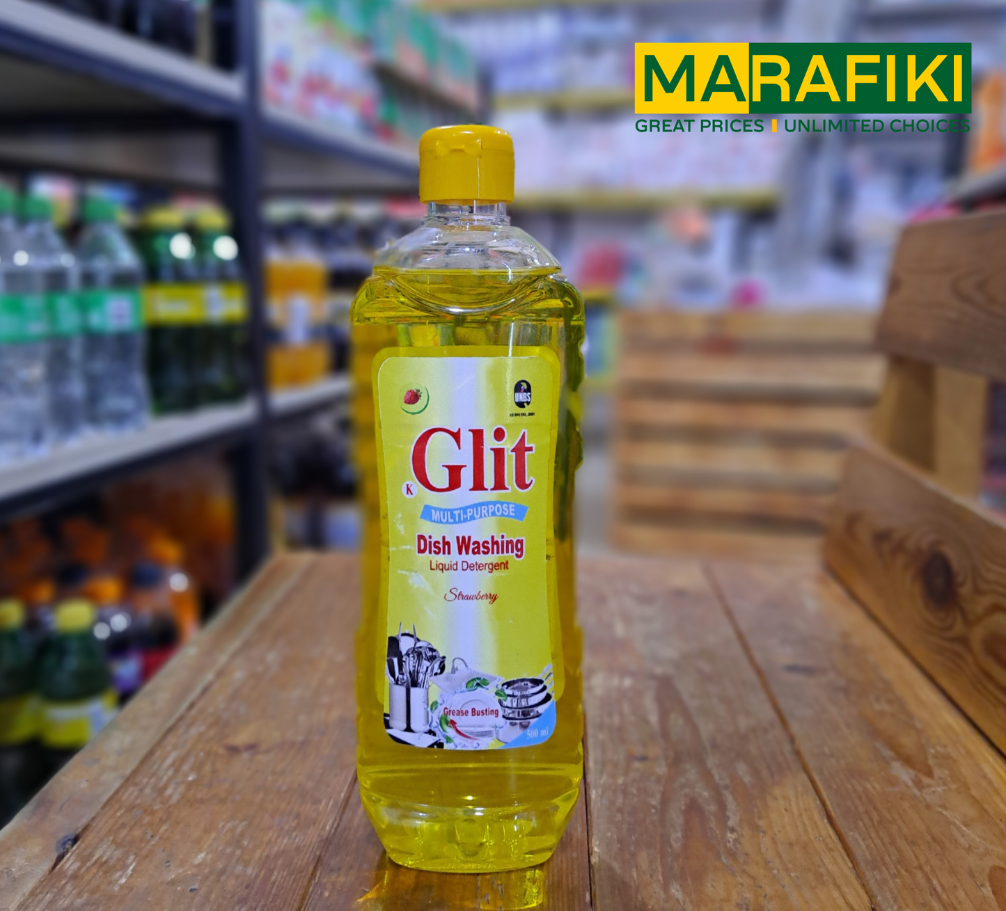 GLIT DISH WASH STRAWBERRY 500ML