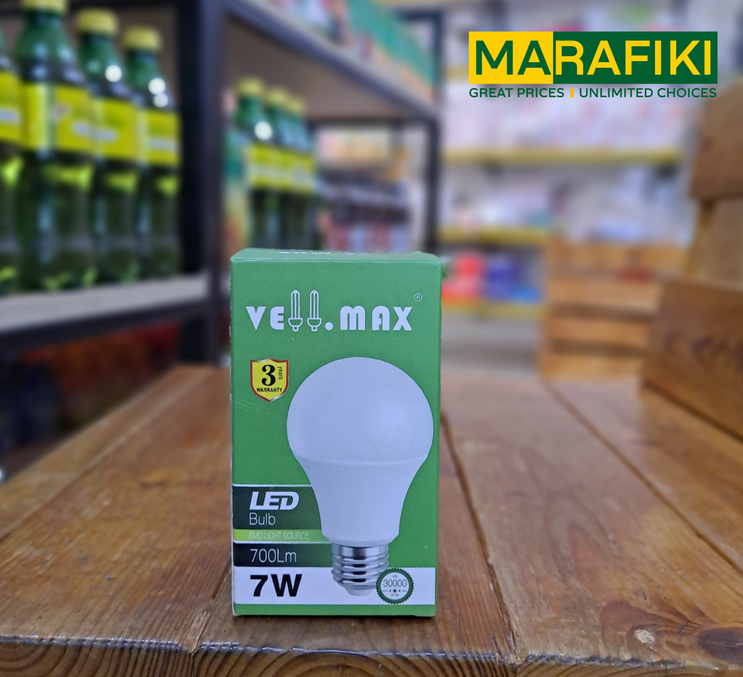 VE MAX LED BULB 7W SCREW