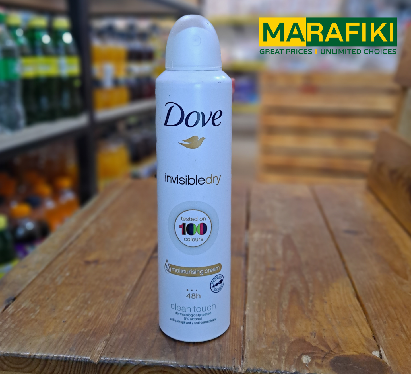 DOVE BODY SPRAY INVISIBLE DRY 250ML