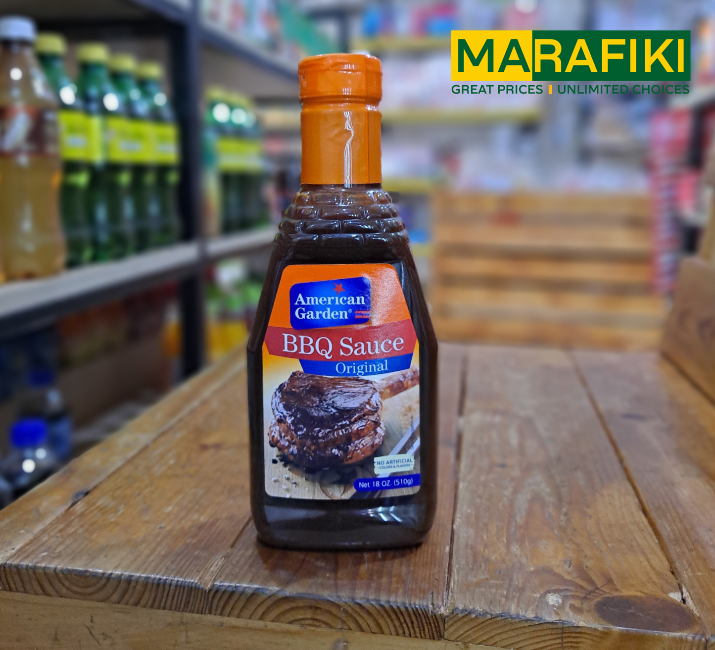 AMERICAN GARDEN BBQ SAUCE 510G