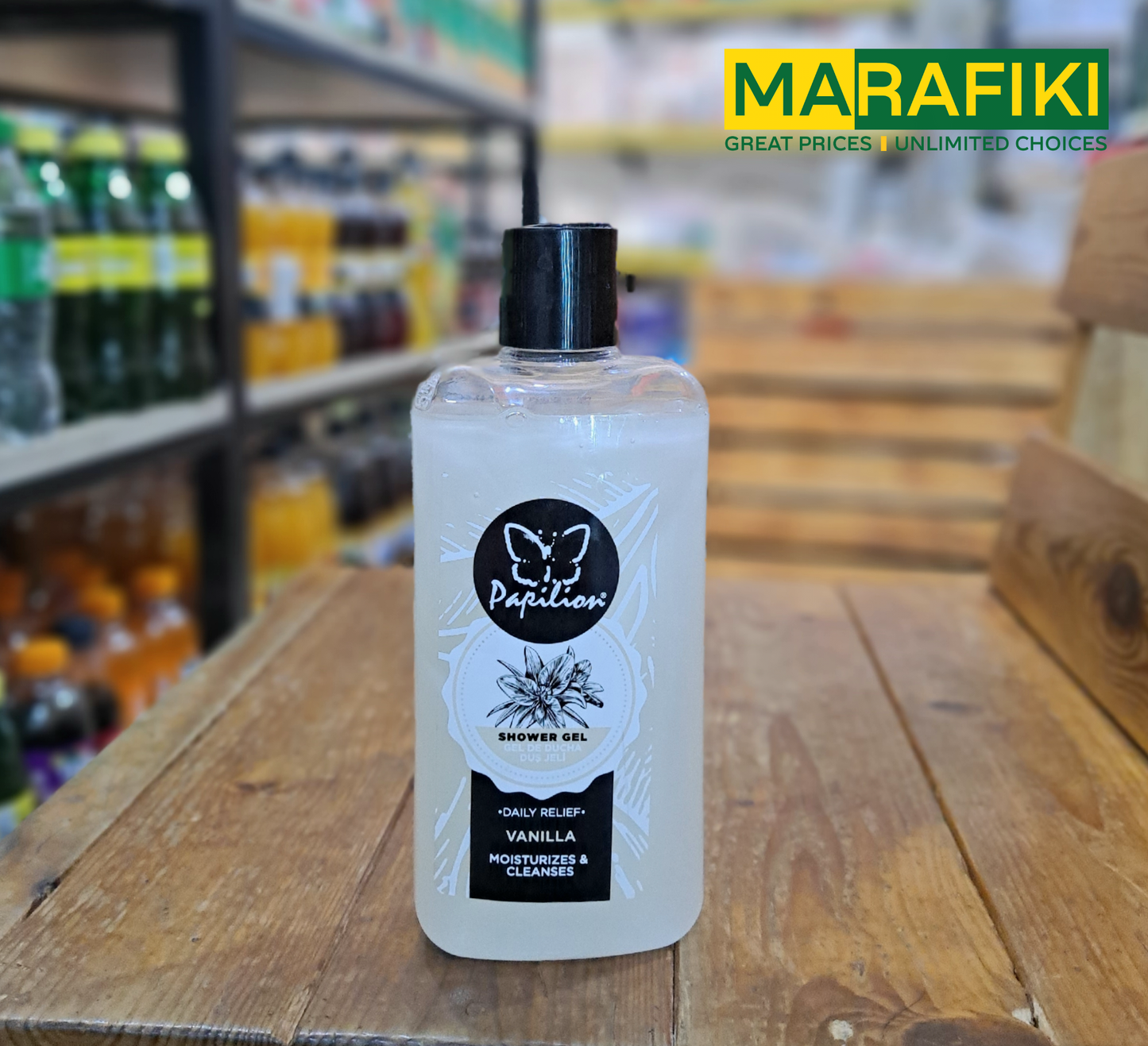 PAPILION SHOWER GEL VANILLA 400ML