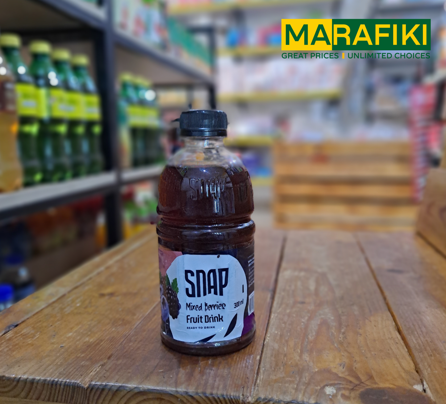 SNAP MIXED BERRIES FRUIT DRINK 300ML