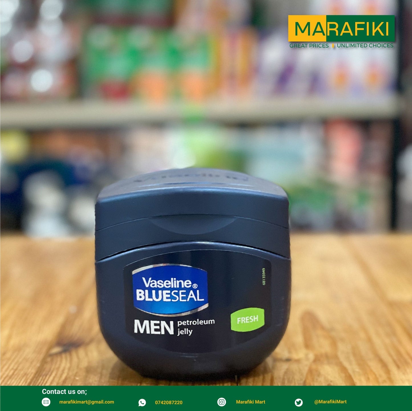 VASELINE BLUE SEAL FOR MEN FRESH 95ML
