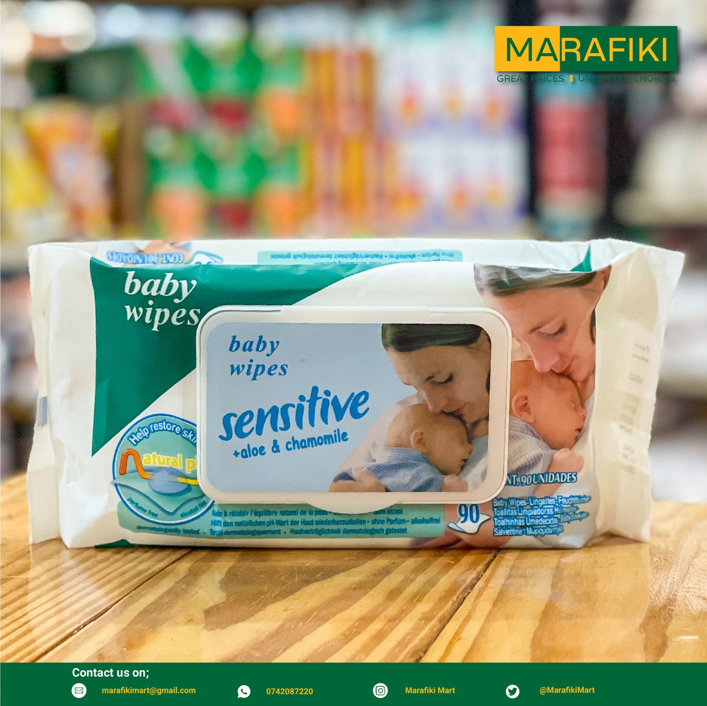 SENSITIVE BABY WIPES