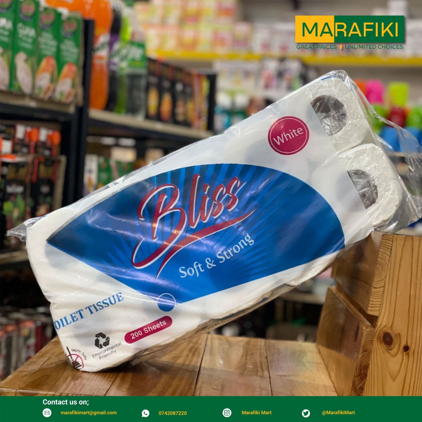 BLISS TOILET PAPER 10 PCS