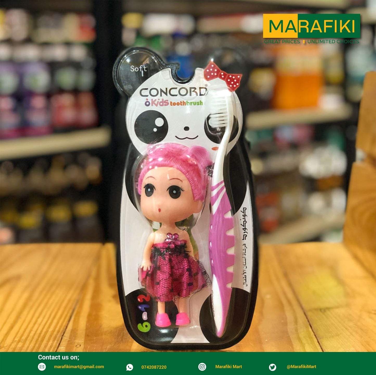 CONCORD KIDS TOOTHBRUSH GIRLY