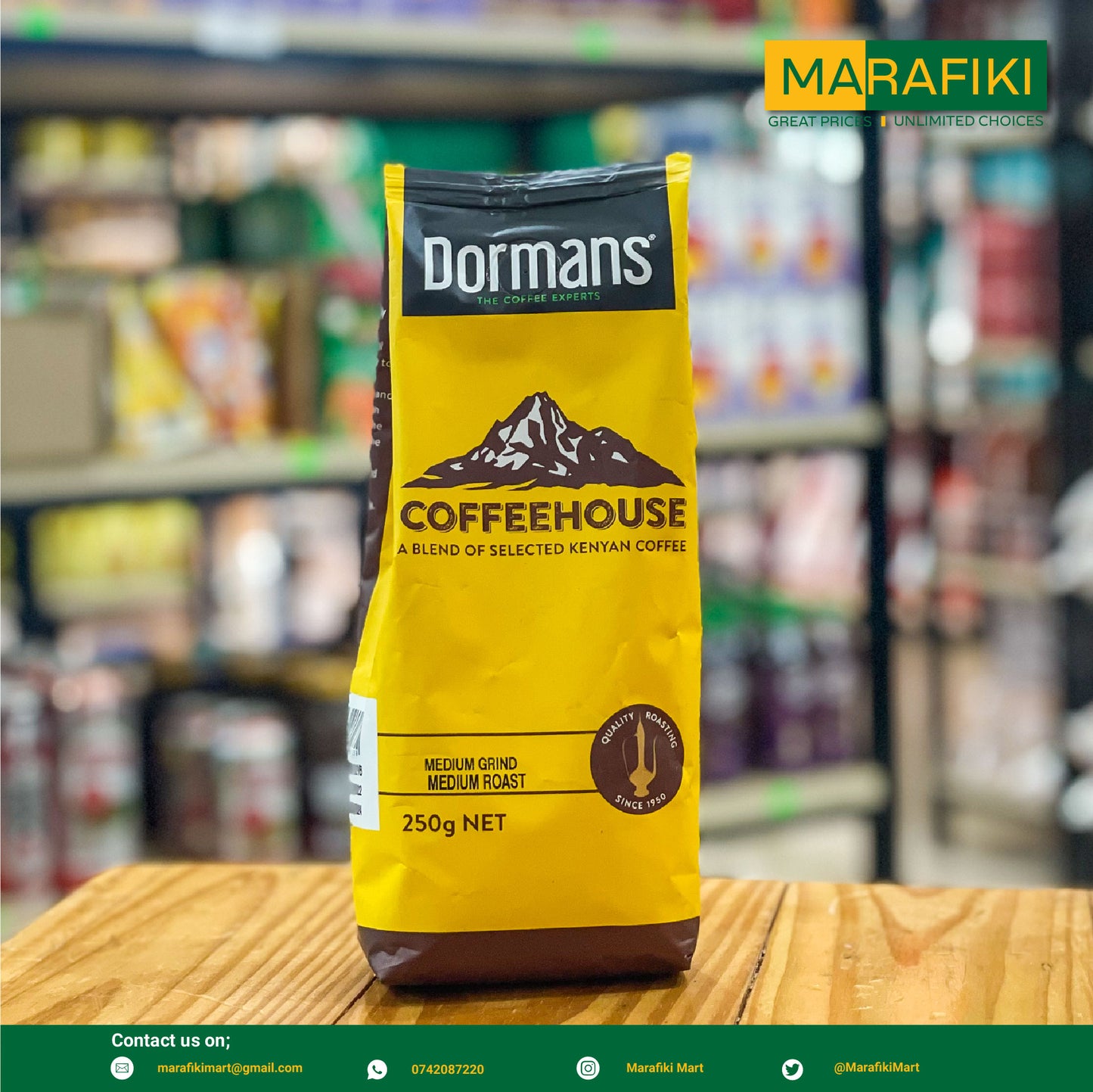 DORMANS COFFEE HOUSE 250G