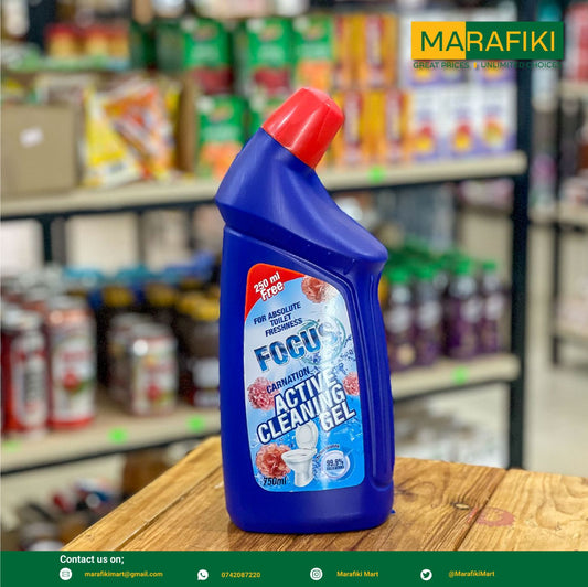 FOCUS ACTIVE CLEANING GEL CARNATION 750ML