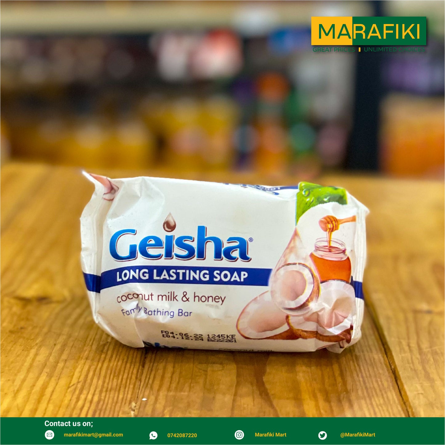 GEISHA COCONUT MILK & HONEY 200G