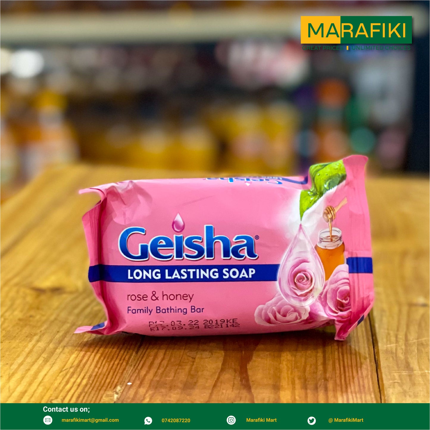 GEISHA ROSE & HONEY 125G