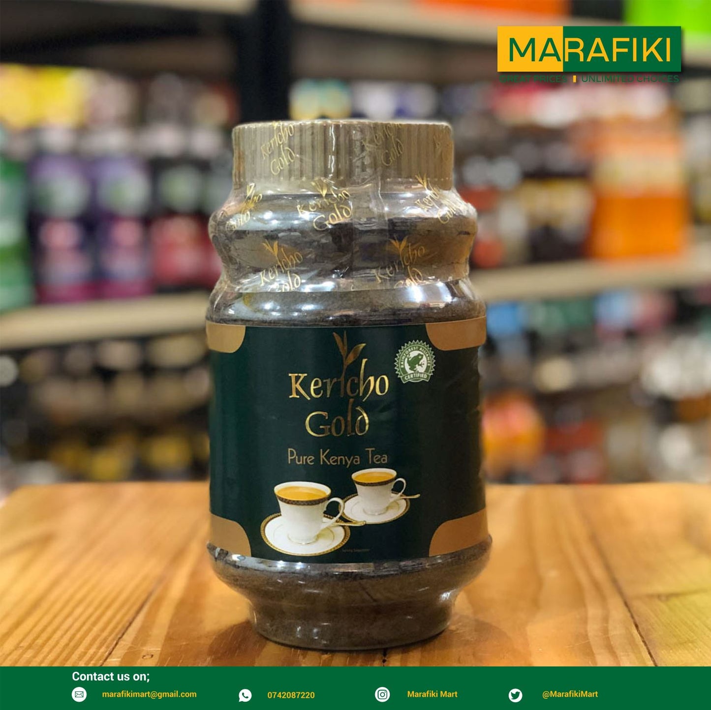 KERICHO GOLD JAR LOOSE TEA 500GM