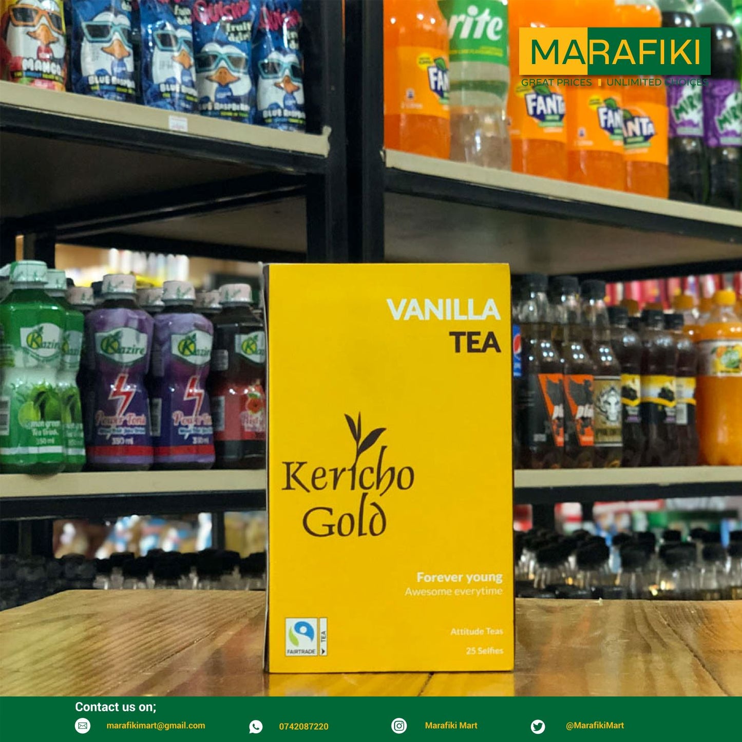 KERICHO GOLD VANILLA TEA