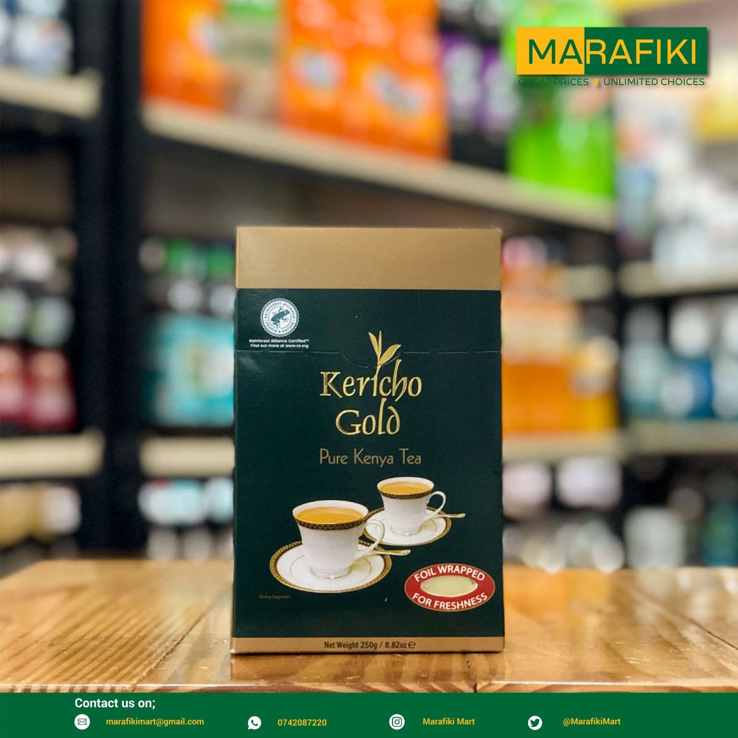 KERICHO GOLD LOOSE TEA PACK 250G